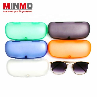 Various colors wholesale clear frosted eyeglasses case-MINMO